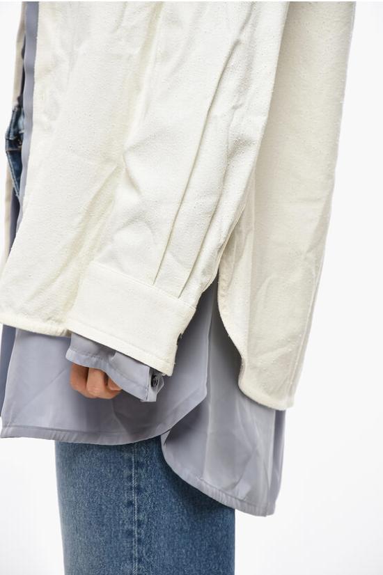  보테가베네타 블라우스 738507V2SM0 9087 White - BOTTEGA VENETA