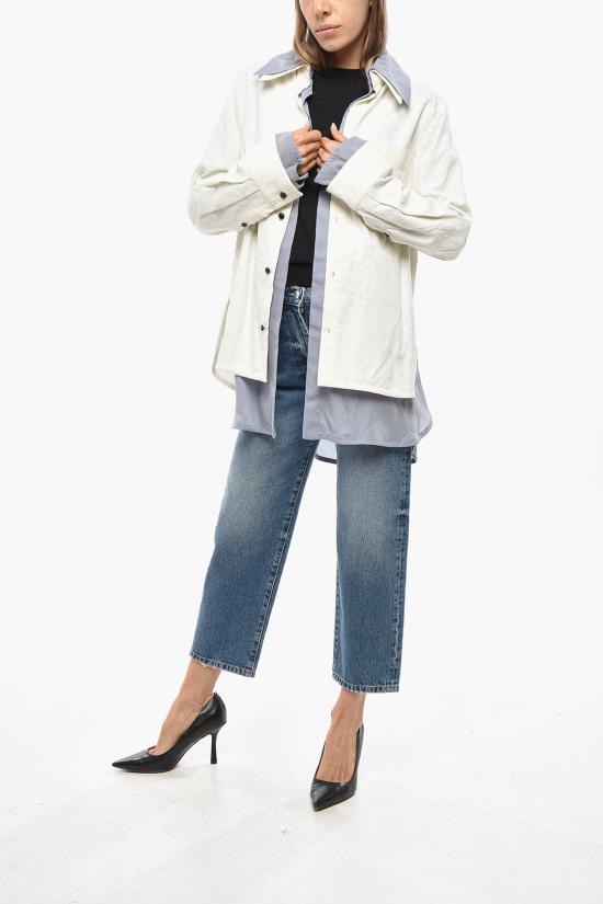  보테가베네타 블라우스 738507V2SM0 9087 White - BOTTEGA VENETA