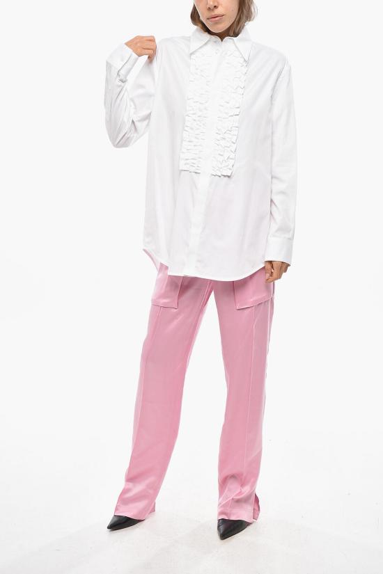  보테가베네타 블라우스 799577V2H20 9000 White - BOTTEGA VENETA
