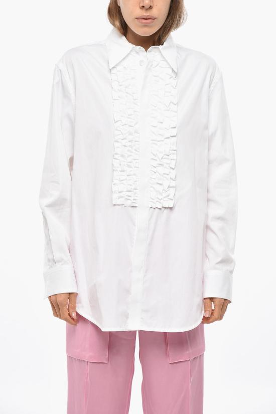  보테가베네타 블라우스 799577V2H20 9000 White