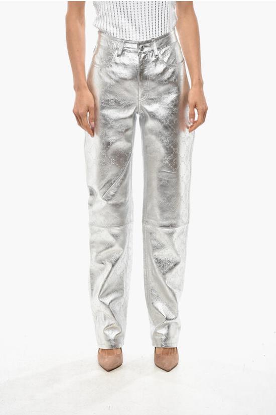  마린세르 가죽 팬츠 WPA085 CLEA0027 MT10 Silver