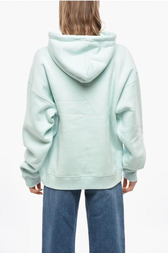  메종키츠네 후드 티셔츠 MW00704KM0307 P305 Light blue - MAISON KITSUNE