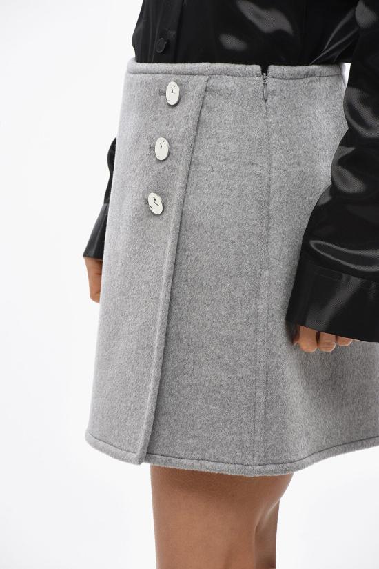  토리버치 숏 스커트 164407 030 Gray - TORY BURCH