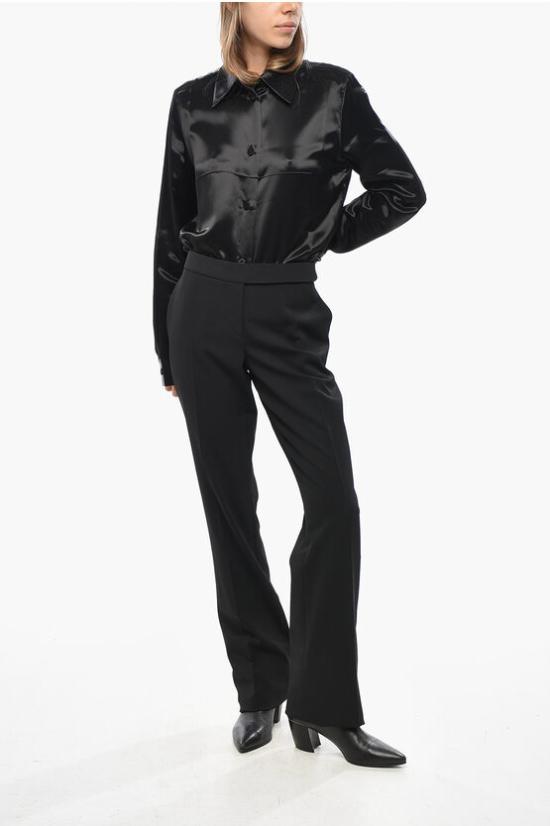  스텔라 맥카트니 스트레이트 팬츠 640088 3CU704 1000 Black - STELLA MCCARTNEY