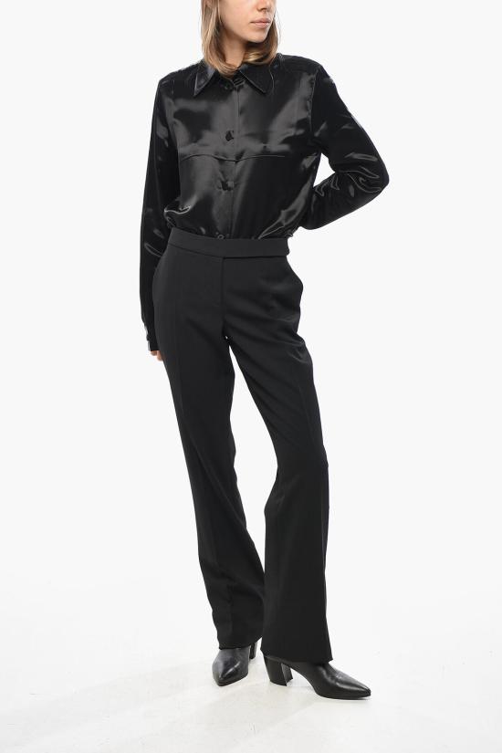  스텔라 맥카트니 스트레이트 팬츠 640088 3CU704 1000 Black - STELLA MCCARTNEY
