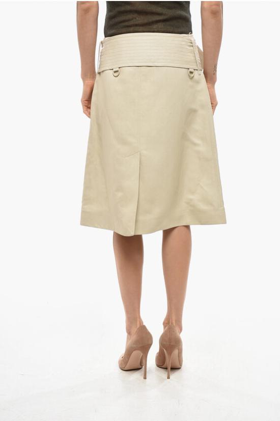  버버리 롱 스커트 8087482OAT Beige - BURBERRY