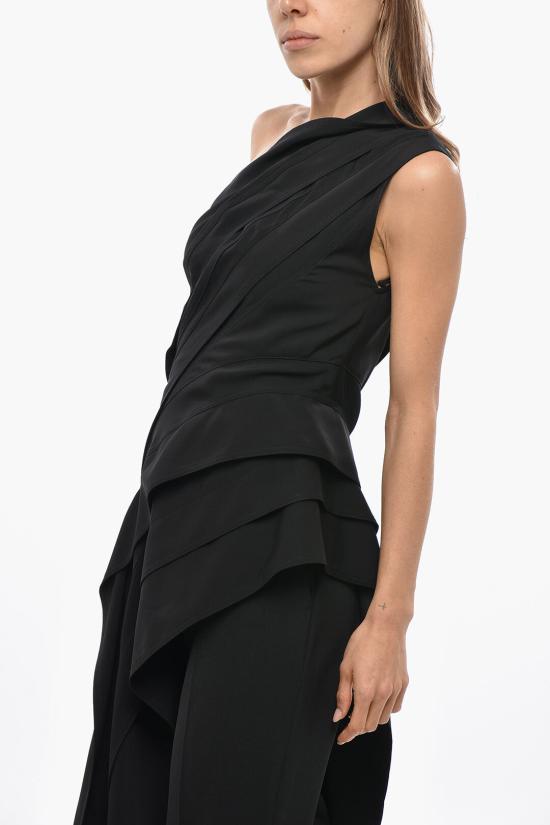  보테가베네타 민소매 티셔츠 797410V4X30 1000 Black - BOTTEGA VENETA