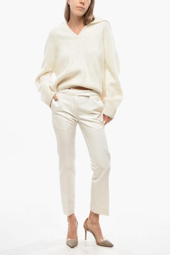  사 수 파이 크롭 팬츠 W23301 SWL 0101 White - SA SU PHI