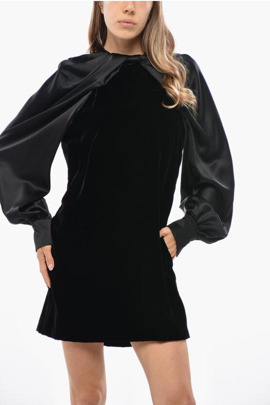  막스마라 숏 원피스 2421226054600 001 Black - MAX MARA