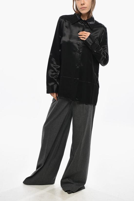  질샌더 셔츠 J03DL0180J65248 001 Black - JIL SANDER