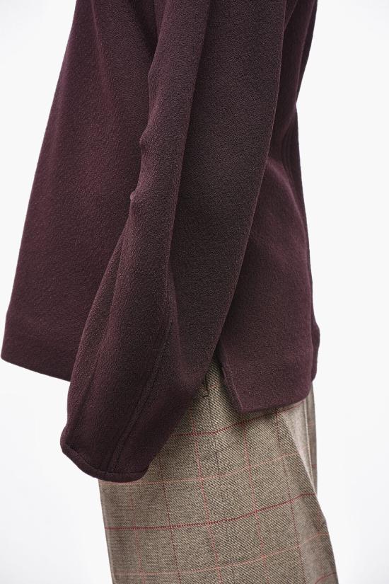  질샌더 긴팔 티셔츠 J03NH0020J20232 602 Violet - JIL SANDER