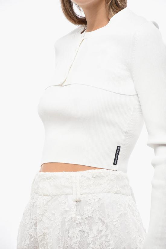  알렉산더 왕 스웨터 1KC3241060 104S White - ALEXANDER WANG