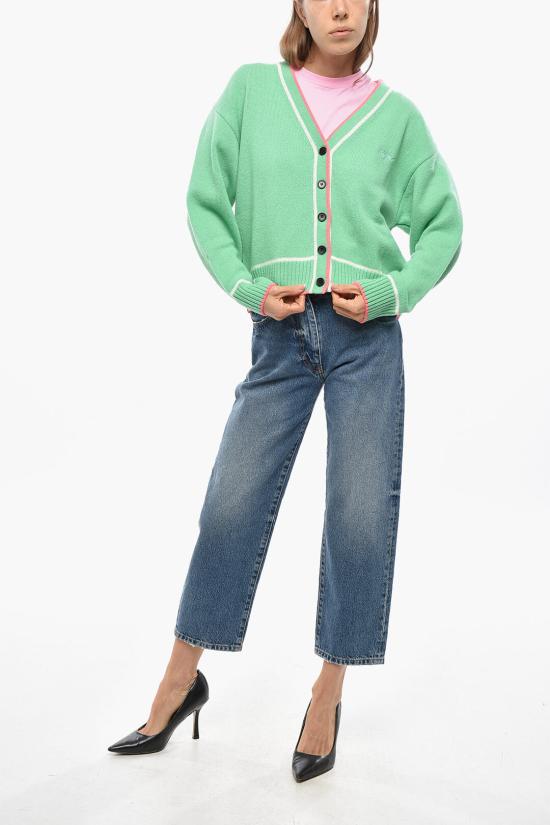  엠에스지엠 가디건 3441MDM118 237282 34 Green - MSGM