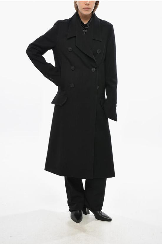  릭 오웬스 코트 RP02D3920WD09 Black - RICK OWENS