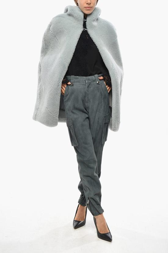  릭 오웬스 무스탕 RO02D3781 LSHMOF 36 Light blue - RICK OWENS