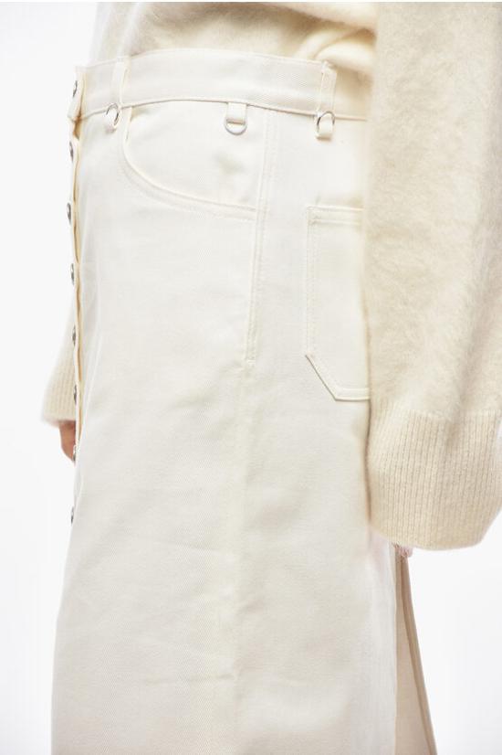  쿠레쥬 데님 스커트 124DJU155DE0022 0001 White - COURREGES