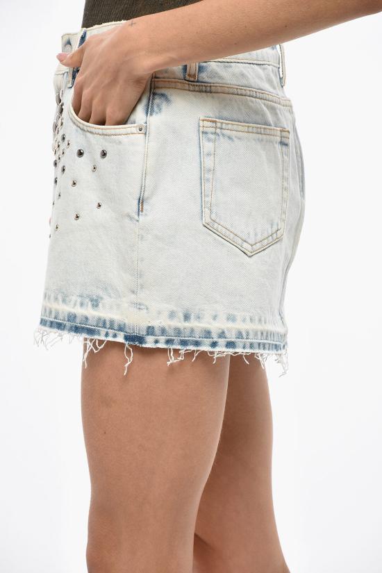  알레산드라리치 숏 스커트 FABX3644F4256 1733 Light blue - ALESSANDRA RICH