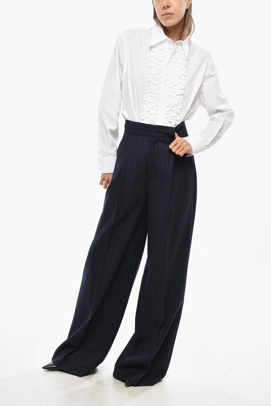  사 수 파이 스트레이트 팬츠 W24314 0350 Blue - SA SU PHI