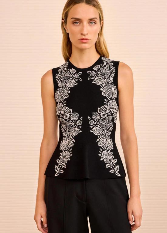  울라 존슨 민소매 티셔츠 Ulla Johnson Vanna 자카드 탱크