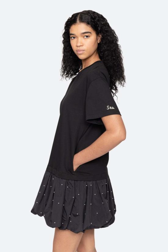  씨뉴욕 숏 원피스 Sea Ny Alberta 콤보 드레스 - SEA NY