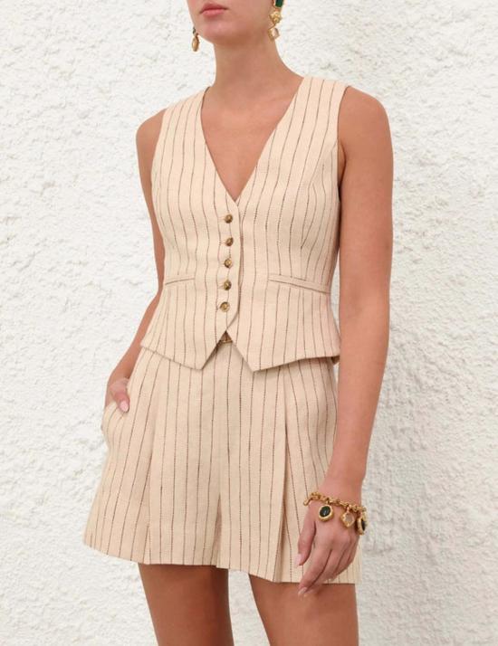  짐머만 베스트 레벨리온 핀스트라이프 조끼 - ZIMMERMANN