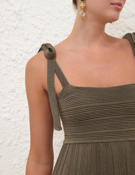  짐머만 롱 원피스 원더러스트 메탈릭 맥시 드레스 - ZIMMERMANN