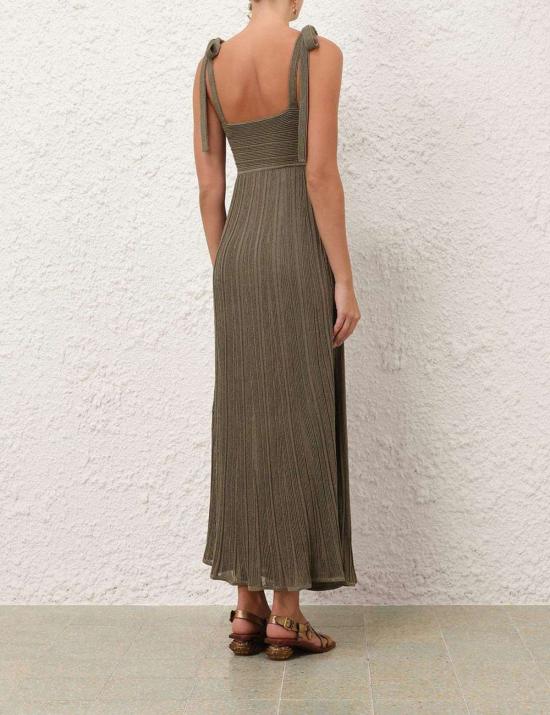  짐머만 롱 원피스 원더러스트 메탈릭 맥시 드레스 - ZIMMERMANN