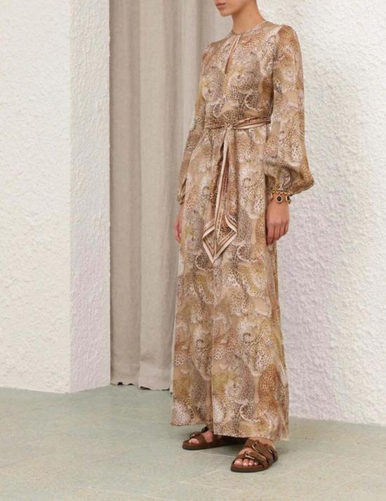  짐머만 롱 원피스 레벨리온 시스 드레스 - ZIMMERMANN