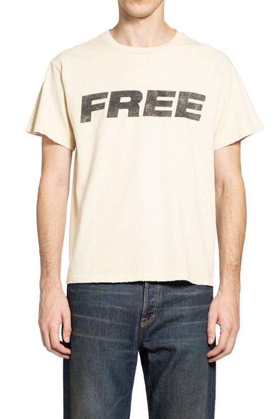 25FW 갤러리 디파트먼트 반팔 티셔츠 FT10052 ARCHIVALWHITE Beige