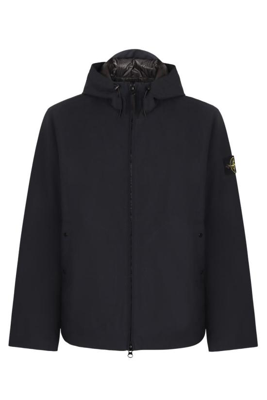  스톤 아일랜드 소프트 쉘-R E.다이 프리마로프트 인슐레이션 패딩 자켓 4100086S0A27 V0020 BLUE