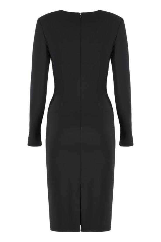 25FW 엘리자베타프랜치 미디 원피스 AB80557E2 110 Black - ELISABETTA FRANCHI