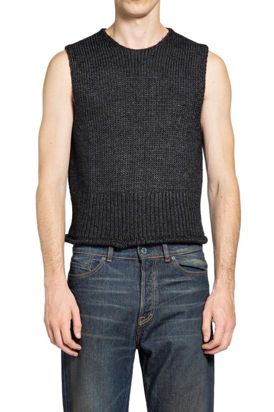 25FW 아워레가시 니트 베스트 M4253PR BLACK Black