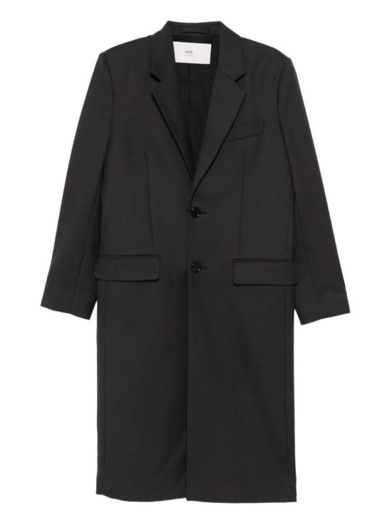 25FW 아미 울 싱글 브레스트 스트레이트 코트  FCO462 WV0088 050 Grey