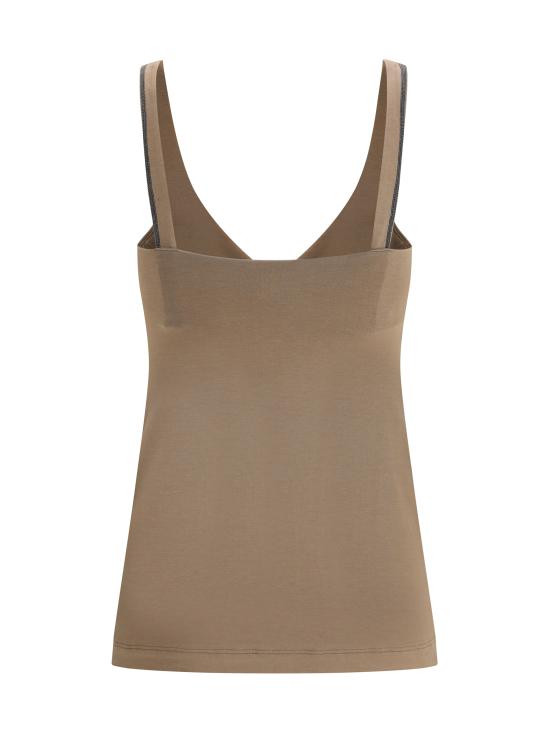 25FW 브루넬로 쿠치넬리 반팔 티셔츠 M0T18BA702 C8705 BROWN - BRUNELLO CUCINELLI