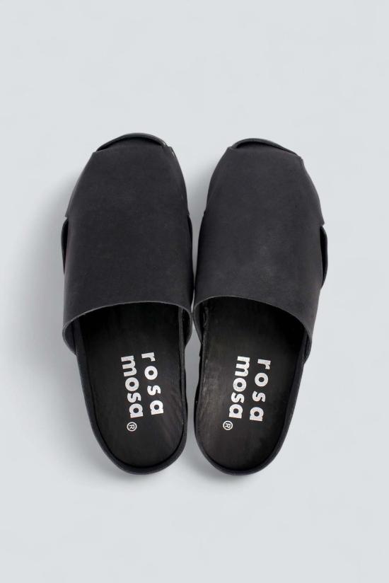  Rosa Mosa 뮬/슬리퍼 로사 모사 블랙 다크 솔 도나우 클로그 - OTHER BRANDS