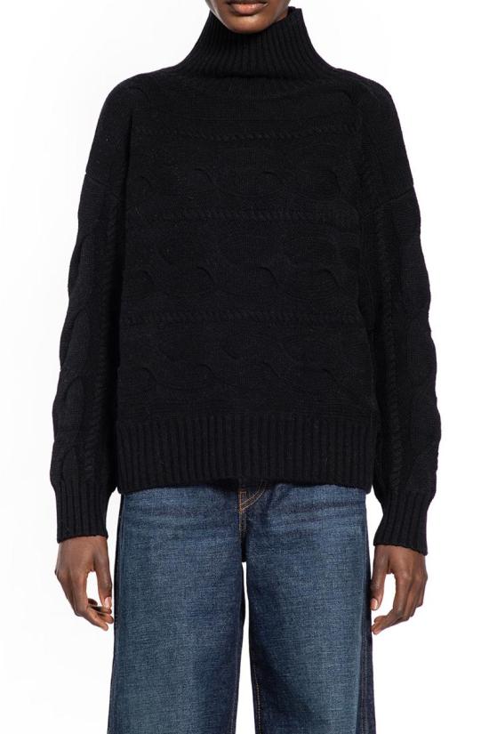 25FW 막스마라 터틀넥 2526366042600 009 Black