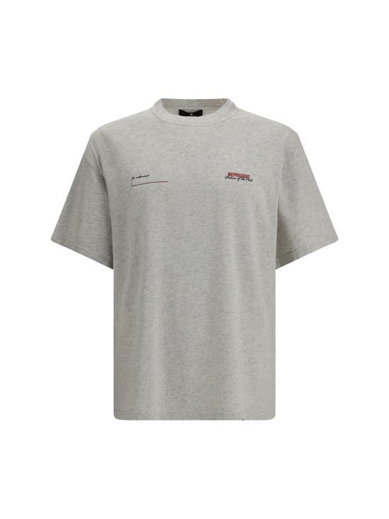 26SS 리프레젠트 반팔 티셔츠 MLM4274 CREAMMARL GREY