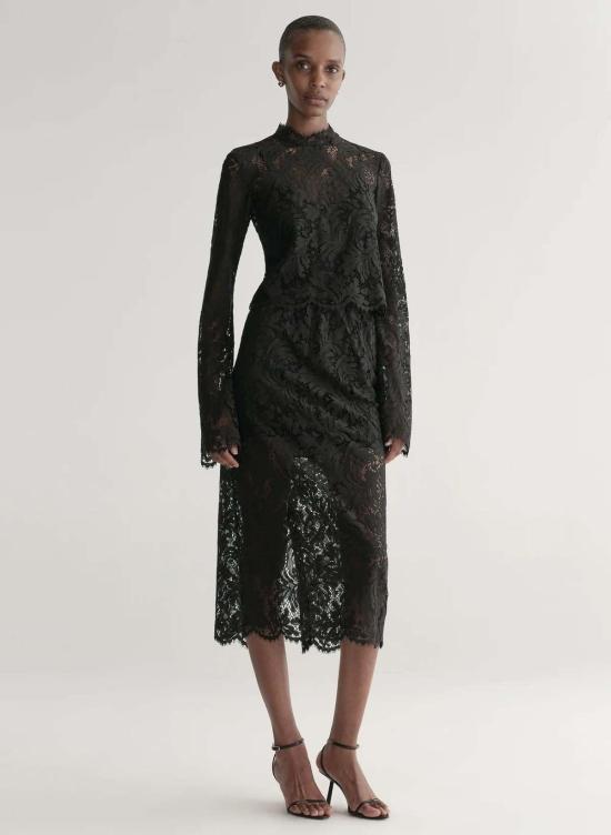  에이엘씨 미디 스커트 A.L.C. 리디아 레이스 - A.L.C.