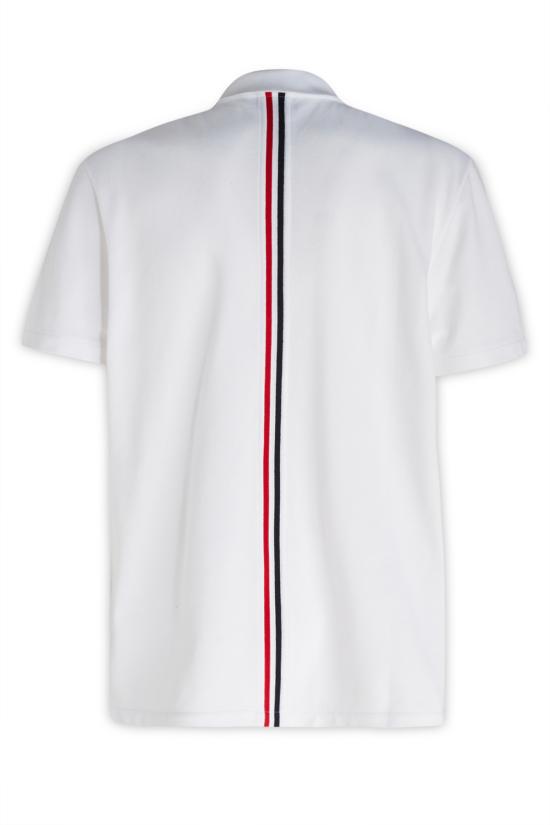 26SS 톰브라운 폴로 티셔츠 MJP042A00050 100 WHITE - THOM BROWNE