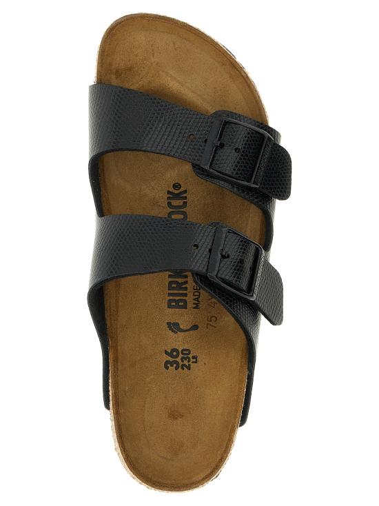 25FW 버켄스탁 뮬/슬리퍼 1027835LIZARDBLACK Black - BIRKENSTOCK
