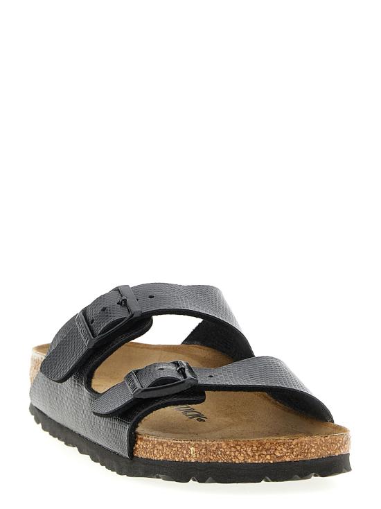 25FW 버켄스탁 뮬/슬리퍼 1027835LIZARDBLACK Black - BIRKENSTOCK
