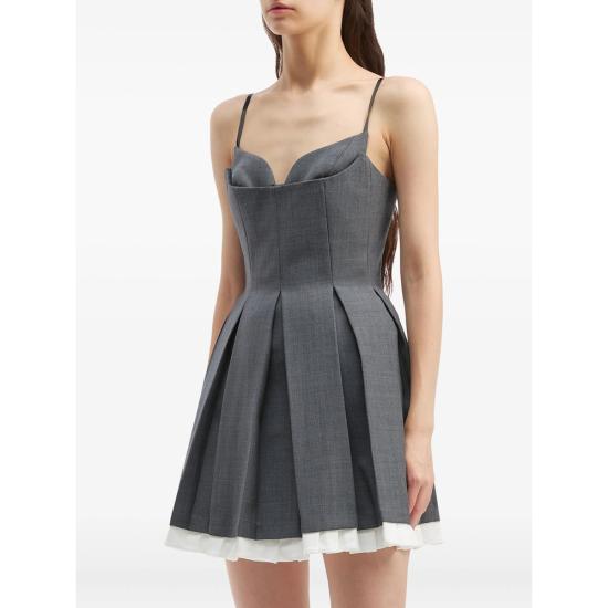 25FW 슈슈/통 미디 원피스 MWDEDR11FFV456GR100 GREY DOM - SHUSHU/TONG