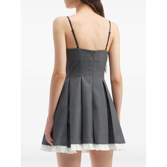 25FW 슈슈/통 미디 원피스 MWDEDR11FFV456GR100 GREY DOM - SHUSHU/TONG