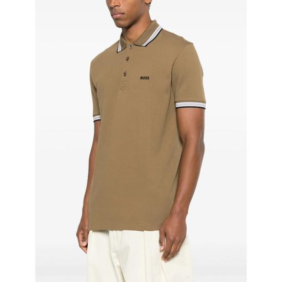 25FW 보스 폴로 티셔츠 50469055 219 BROWN - BOSS