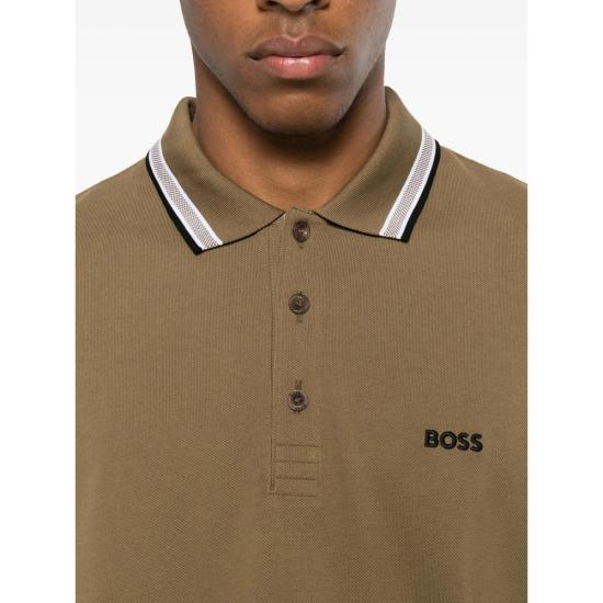 25FW 보스 폴로 티셔츠 50469055 219 BROWN - BOSS