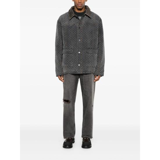 25FW 데일리 페이퍼 자켓 2523035 MONOGRAM GREY - DAILY PAPER