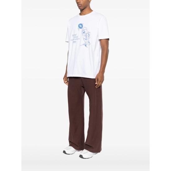 26SS Kompakt Record Bar 반팔 티셔츠 KRB06 WHITE - KOMPAKT RECORD BAR