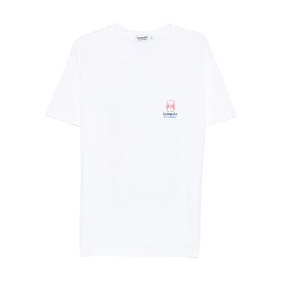 26SS Kompakt Record Bar 반팔 티셔츠 KRB02 WHITE