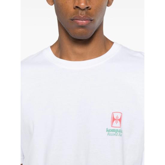 26SS Kompakt Record Bar 반팔 티셔츠 KRB01 WHITE - OTHER BRANDS