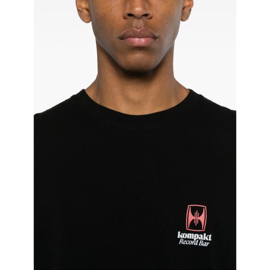 26SS Kompakt Record Bar 반팔 티셔츠 KRB01 BLACK - OTHER BRANDS